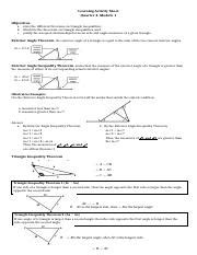 Understanding Triangle Inequalities Theorems Examples And Course Hero