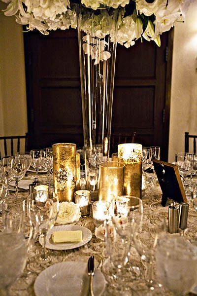 Gold And Silver Wedding Reception Decor - Chorp Wedding