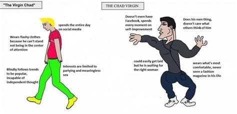 Virgin Chad Vs Chad Virgin R Virginvschad