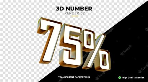 Premium Psd Psd 3d Render Sale Discount 75 Percentage Number Glossy