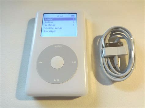 Apple Ipod Classic 4th Gen White 20gb New Battery Ebay