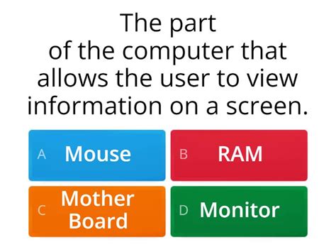 Introduction To Computer Quiz