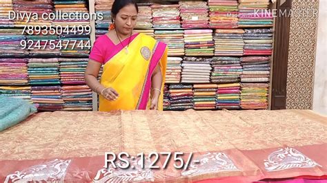 Tishu Kota Sarees Episode Divya Collections Youtube