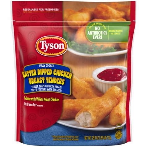 Tyson® Batter Dipped Chicken Breast Tenders 25 5 Oz Fred Meyer