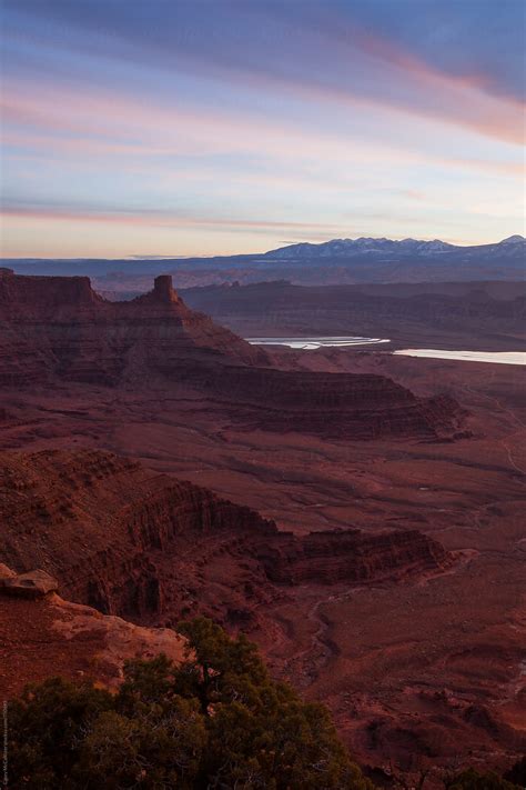 Early Morning Sunrise In The Desert