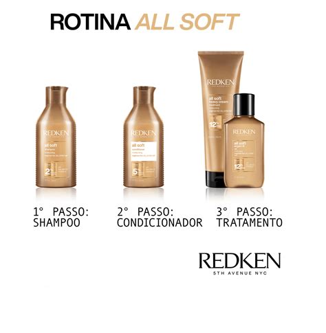 Shampoo Redken All Soft 300ml Beleza Na Web