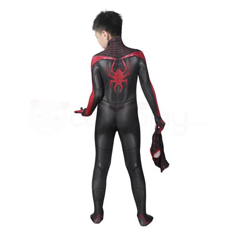 Marvel Spider-Man PS5 2 Miles Morales Cosplay Jumpsuits for Kids ...