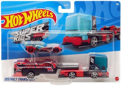 Caminh O Ve Culo Caminh Es De Transporte Super Rigs Hot Wheels Mattel Avi Es