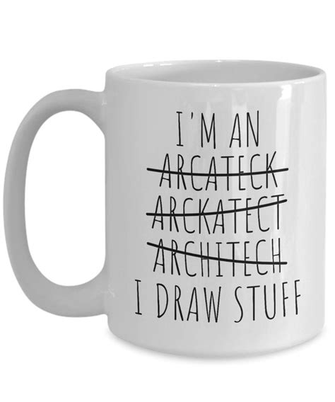 Architect Mug Funny Architect T Architecture Mug Etsy