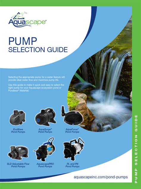 Pump Selection Guide Pdf