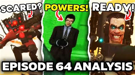 SECRET AGENT POWERS BIG BATTLE Episode 64 SKIBIDI TOILET ALL