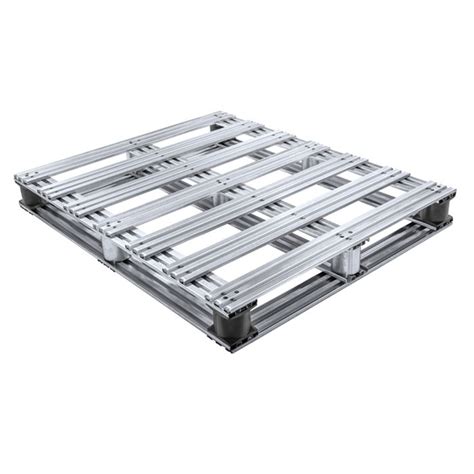 Frosted Metal Iron Steel Pallet For Warehouse Shelf Logistics Forklift