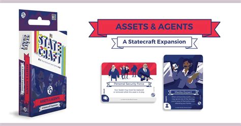 Statecraft The Political Card Game Assets And Agents Board Game