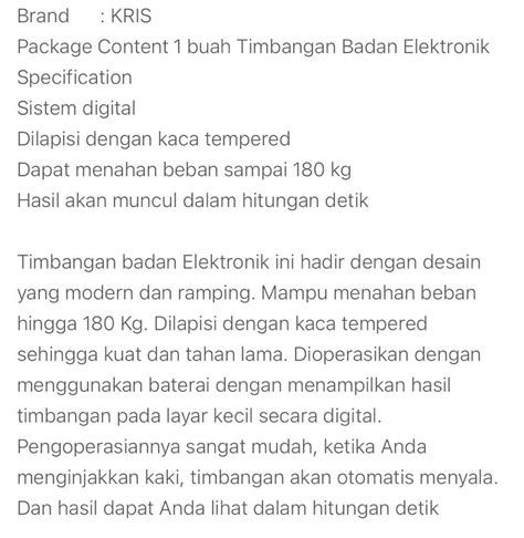 Kris Timbangan Badan Digital Warna Oranye Ace Hardware Elektronik