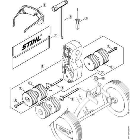 Tools Extras Assembly For Stihl MM 55 Z MultiSystem L S Engineers