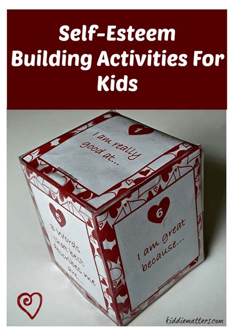 Self-Esteem Building Activities for Kids - Kiddie Matters