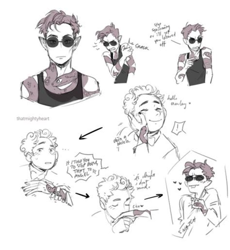 Good Omens Tumblr Good Omens Book Cute Gay Angels And Demons