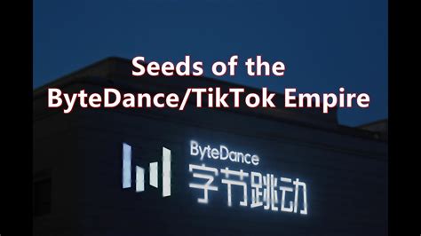 Stories Before Yiming Zhang Founded ByteDance/TikTok - YouTube