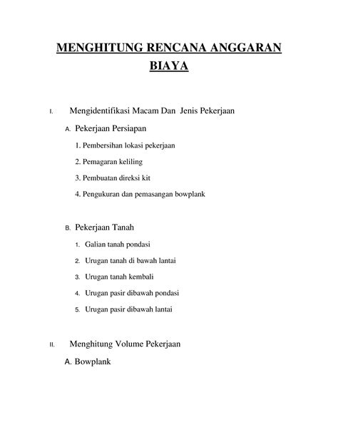 cara membuat rencana anggaran biaya kegiatan 1