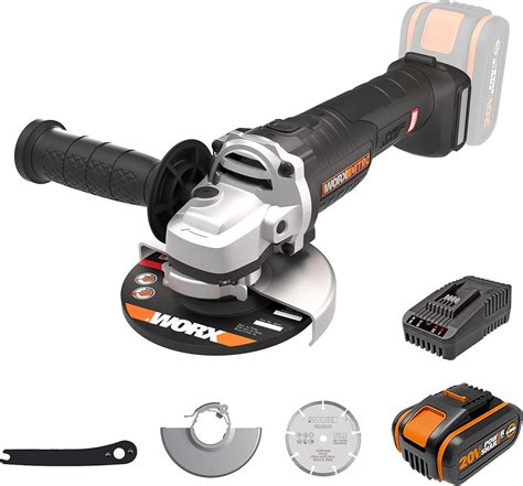 WORX NITRO 18V 20V MAX Akku Winkelschleifer WX812 1 PowerShare Ø125