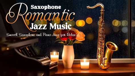 Slow Jazz Saxophone Romantic 🎷peaceful Rain Night With Smooth Instrumental Sax Jazz To Relax