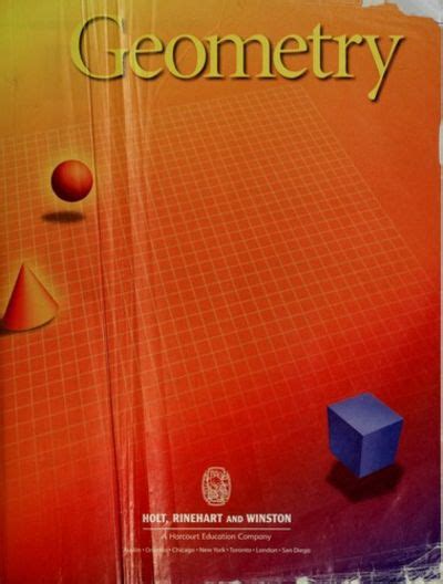 Holt Geometry Math Book