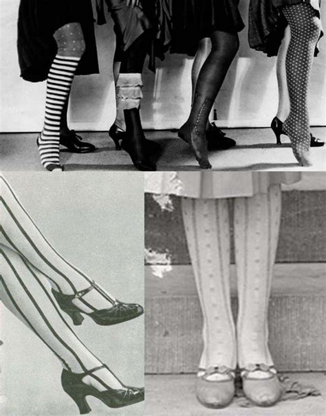 1920s Hosiery Trends Flapper Stockings Vintage Style Files