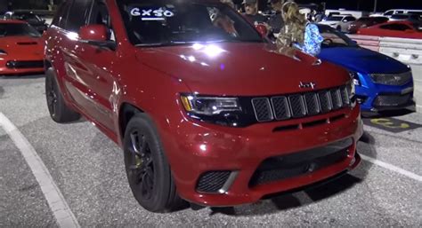 Jeep Grand Cherokee Trackhawk Vs Bmw X M Drag Race Is A Bummer