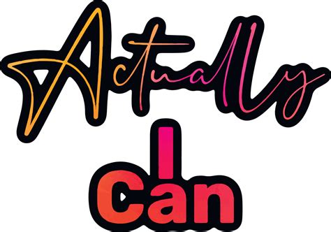 Actually Positive Motivational Phrases Icon Slogan Sticker