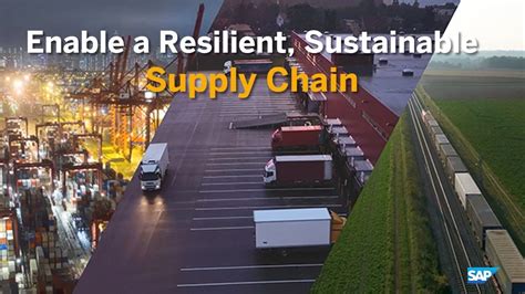 Discover How To Enable A Resilient Sustainable Supply Chain From