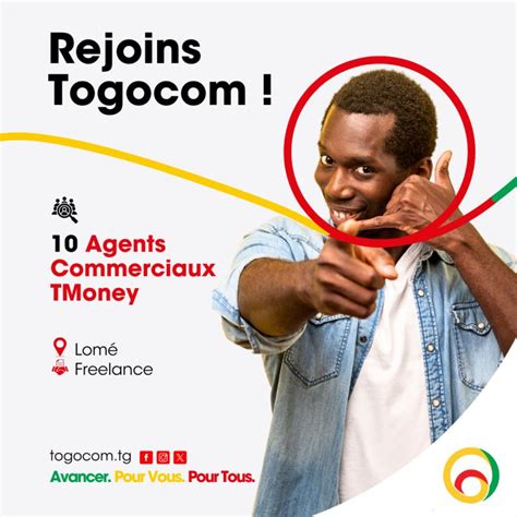 Togocom Recrute 10 Agents Commerciaux Hf Ya Bara Offres Demplois