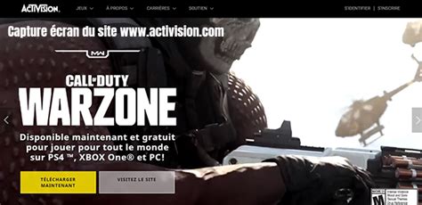 Connexion Compte Activision Warzone Call Of Duty Impossible