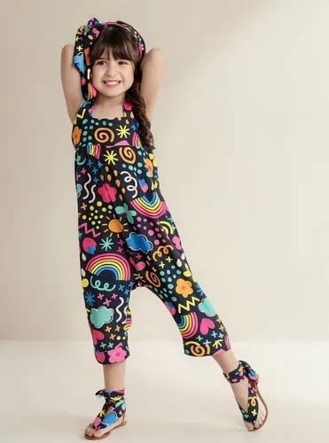 Macacão Colorido Para Festa Infantil - Macacão Infantil Colorido Divertido Para Brincar Com Estilo | Frete grátis