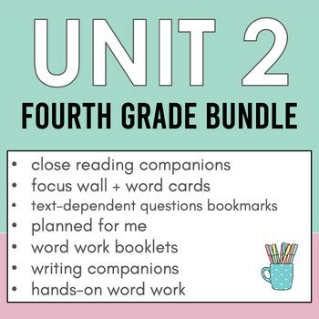 Benchmark Advance Unit Bundle Fourth Grade Tpt