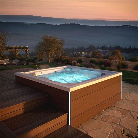 Above Ground Hot Tub J LX JACUZZI Square 7 Person Outdoor