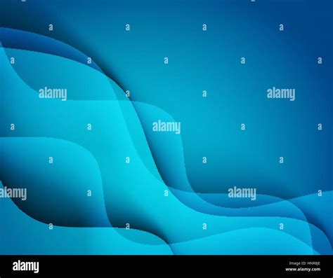 Abstract Vector Background With Blue Smooth Color Wave Blue Wavy Lines Stock Vector Image And Art