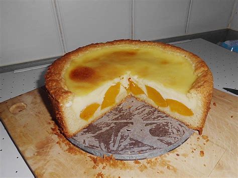 Pfirsich Pudding Kuchen Von Luckyme Chefkoch