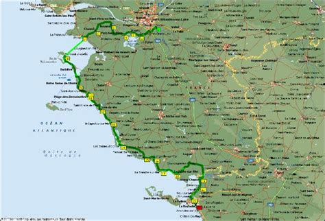 infos sur carte vendee detaillee vacances arts guides voyages