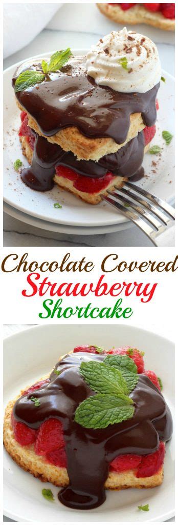 Chocolate Covered Strawberry Shortcakes Baker By Nature