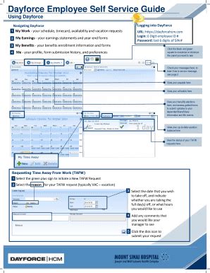 Fillable Online Dayforce Employee Self Service Guide Fax Email Print ...