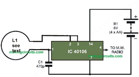 Metal Detector Circuit Using Transistor Bc547