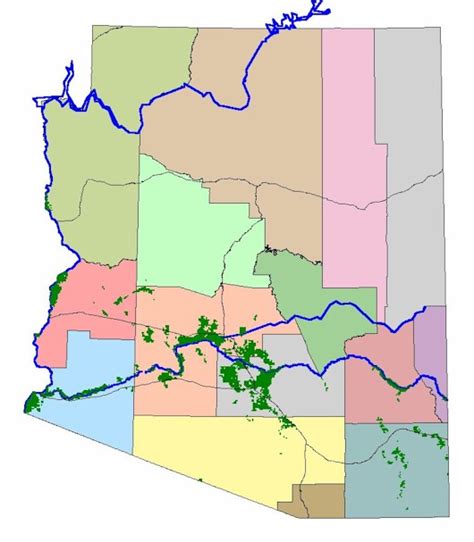 Map Of Arizona Cotton Growing Areas