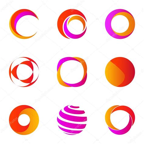 Business Abstract Circle Logo Icons Stock Vector Image By Lusiola