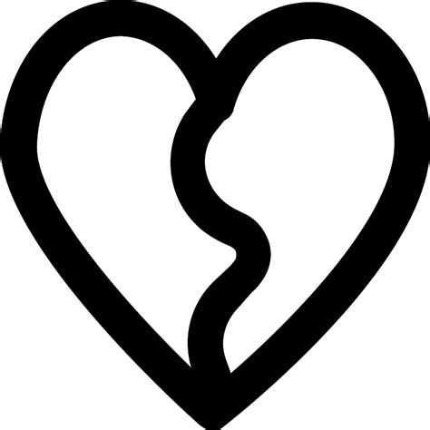 Broken Heart Vector Svg Icon Svg Repo