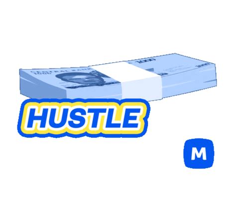 Money Hustle Sticker By Moniepoint Microfinance Bank For IOS Android