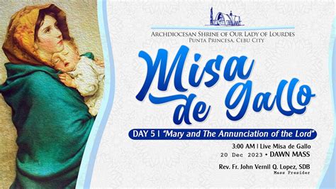 Am Fifth Day Of Misa De Gallo Dec Fr John Vernil Q