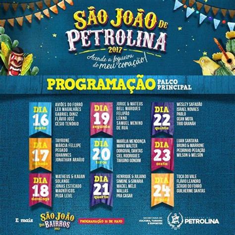 Atrações oficiais do São João de Petrolina são divulgadas