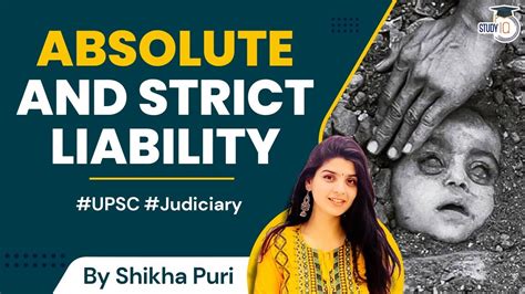 Absolute And Strict Liability Bhopal Gas Tragedy Judiciary Youtube