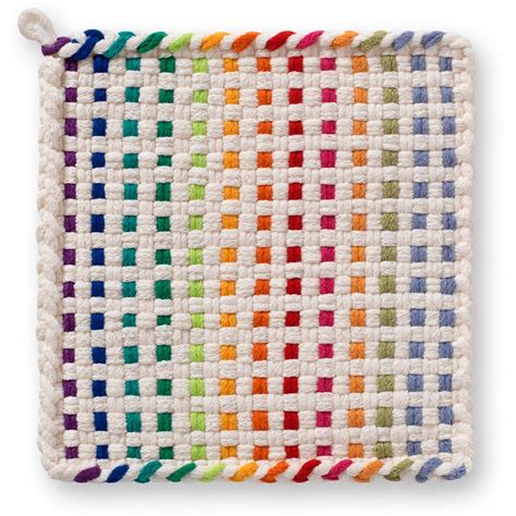 Rainbow Sky Pot Holder Hot Pad Kitchen Ware Handcrafted Etsy