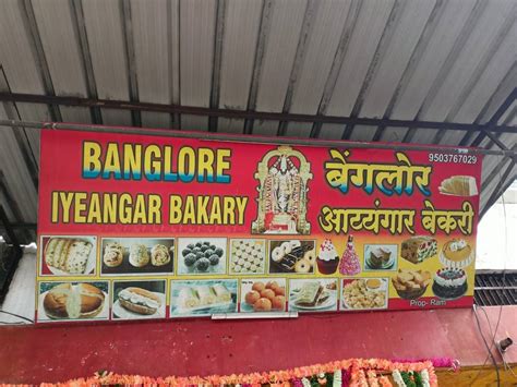 Menu At Bangalore Iyengar Bakery Alok City